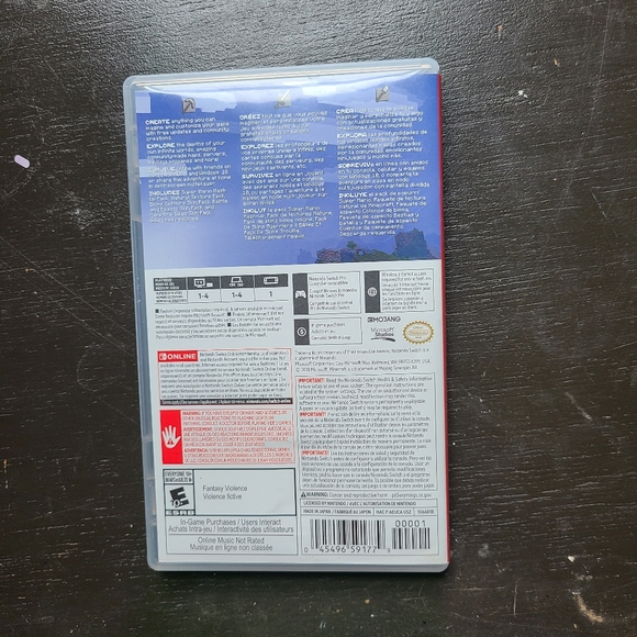 🖤 empty minecraft switch game case - Picture 3 of 4